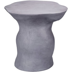 Sculpt 17.75 X 16 inch Steel Grey Side Table