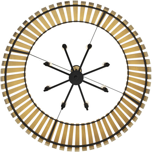Suratto 8 Light 30 inch Matte Black Pendant Ceiling Light
