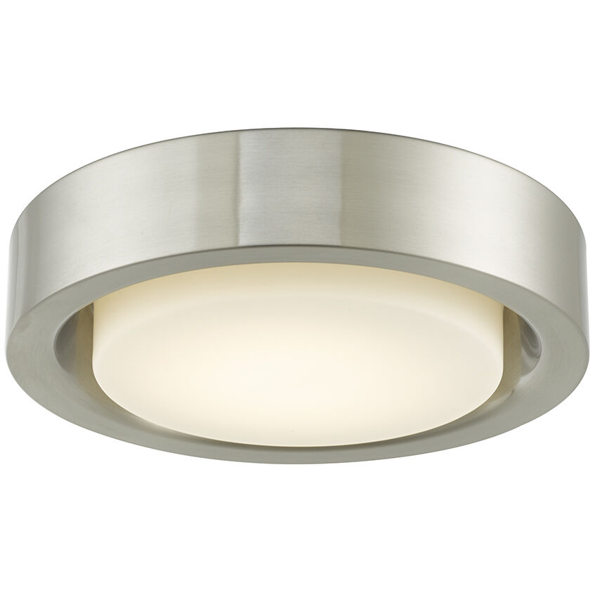 Eclipse LED 13 inch Brushed Nickel Flush Mount Ceiling Light