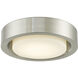 Eclipse LED 13 inch Brushed Nickel Flush Mount Ceiling Light