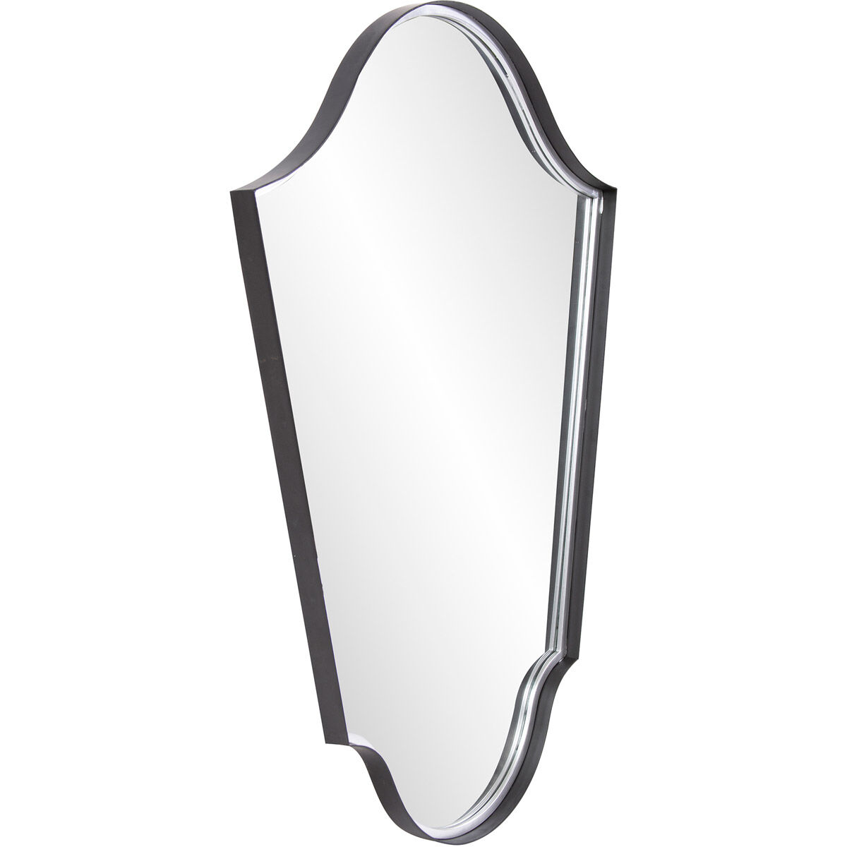 Gentry 41 X 29 inch Graphite Wall Mirror