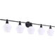 Gene 5 Light 47 inch Black Wall sconce Wall Light