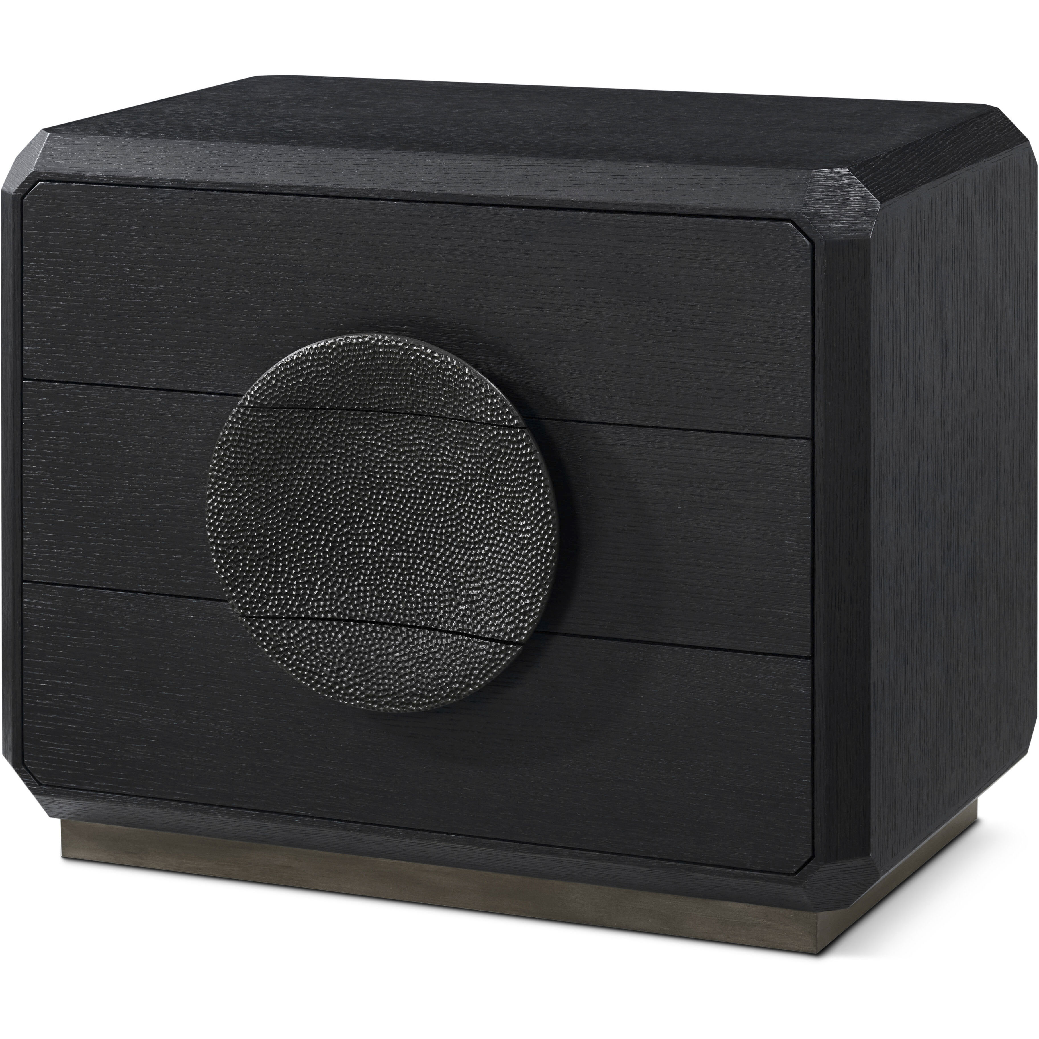 Spencer St. James 32 X 26 inch Onyx Nightstand, Wooden