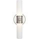 Chase Wallchiere Wall Light in Polished Nickel