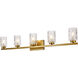 Cassie 5 Light 42 inch Brass Bath Sconce Wall Light