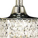 Princessa 1 Light 4 inch Polished Silver Pendant Ceiling Light