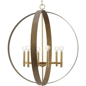 Allegheny 6 Light 32 inch Soft Gold Chandelier Ceiling Light, Design Series