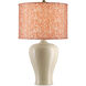 Nomad Terracotta and Ivory 20 inch Drum Lamp Shade, Large