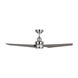 Ruhlmann 52 inch Brushed Steel with Silver ABS Blades Indoor/Outdoor Smart Ceiling Fan