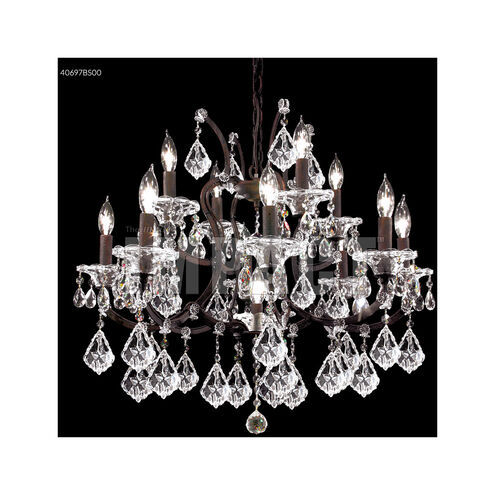 Cosenza 13 Light 27 inch Burnt Sienna Crystal Chandelier Ceiling Light