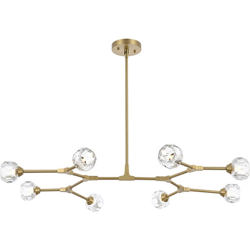 Zayne 8 Light 45 inch Gold Pendant Ceiling Light