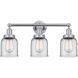 Bell 3 Light 24.5 inch Polished Chrome Bath Vanity Light Wall Light
