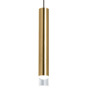 Sean Lavin Moxy 1 Light 12 Aged Brass Low-Voltage Pendant Ceiling Light in FreeJack, Integrated LED