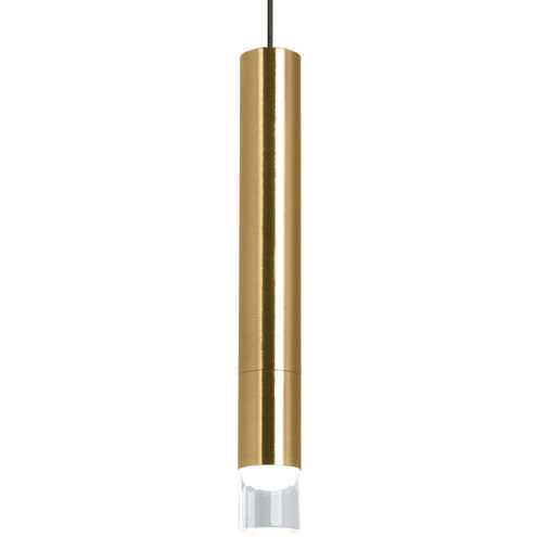 Sean Lavin Moxy 1 Light 12 Aged Brass Low-Voltage Pendant Ceiling Light in MonoRail, Integrated LED