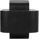 Nodum 45 X 24.5 inch Matte Black Accent Table