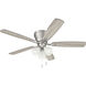 Wheeler 52 inch Brushed Polished Nickel with Driftwood/Walnut Blades Fan