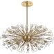 Vera 38 Light 48 inch Gold Pendant Ceiling Light
