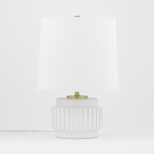 Kalani 14 inch 60.00 watt Matte White Table Lamp Portable Light