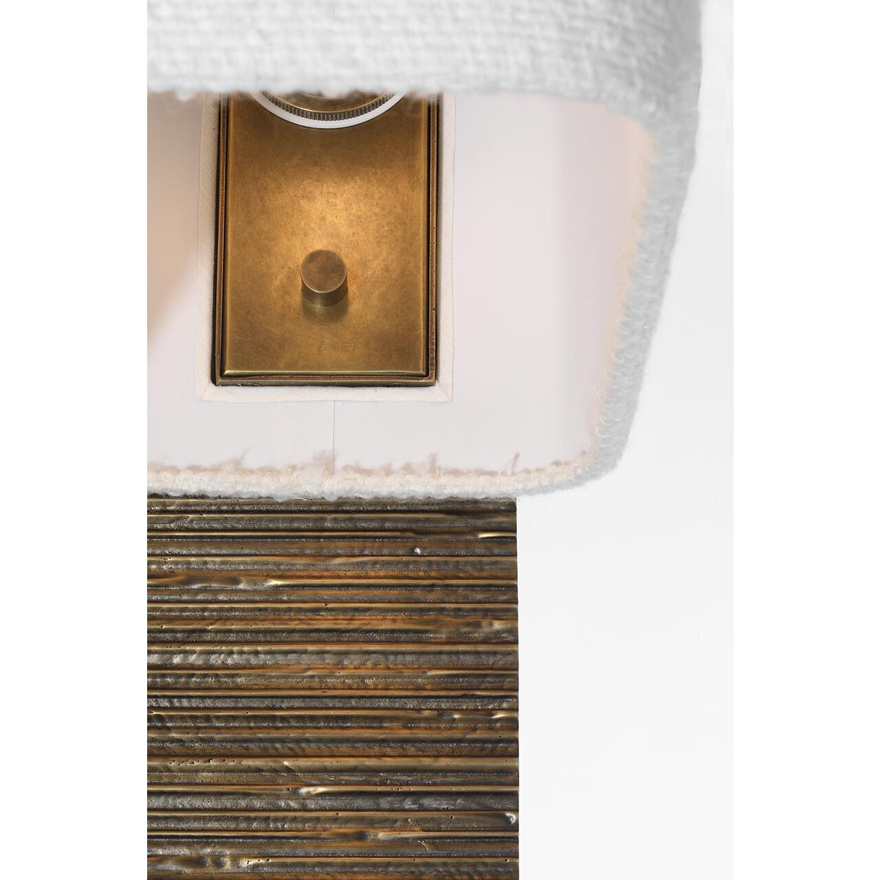 Anne-Marie Barton Fumar 54.75 inch 8.00 watt Ridged Tombac Statement Floor Lamp Portable Light