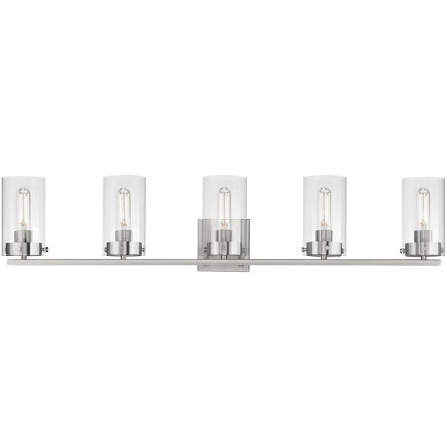 Pinn 5 Light 39 inch Satin Nickel Bath Vanity Wall Light