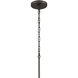 Stamos 3 Light Olde Bronze Chandelier Ceiling Light, Small, 1 Tier