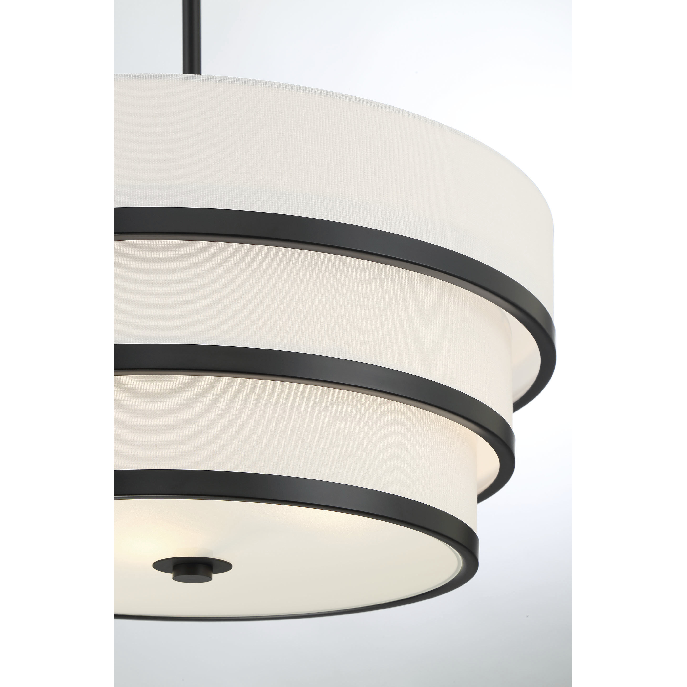 Cascade 3 Light Coal Pendant Ceiling Light