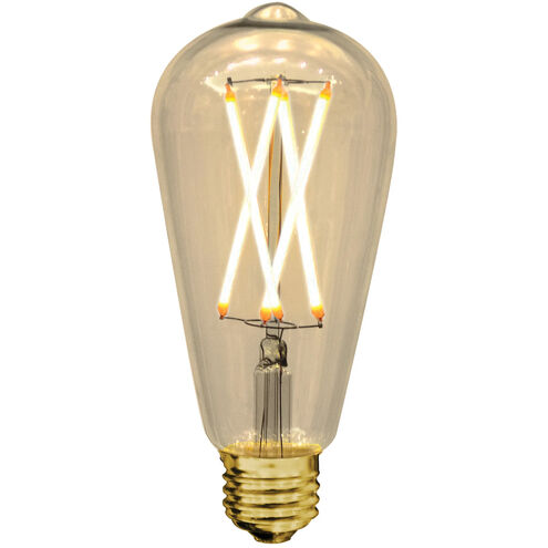 Ledon LED ST64 E26 6.00 watt 3000K Light Bulb, Pack of 3