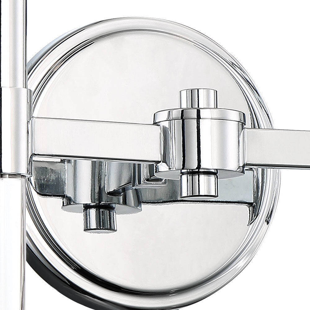 Pillar 2 Light 8 inch Chrome Wall Sconce Wall Light