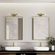 Copenhagen 2 Light 5 inch Antique Brass ADA ADA Wall Sconce Wall Light
