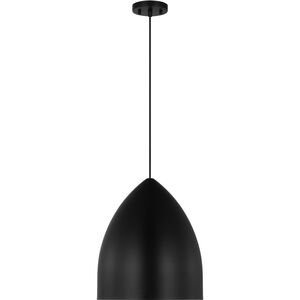 Drew & Jonathan Scott Huron 1 Light 17 inch Midnight Black Pendant Ceiling Light