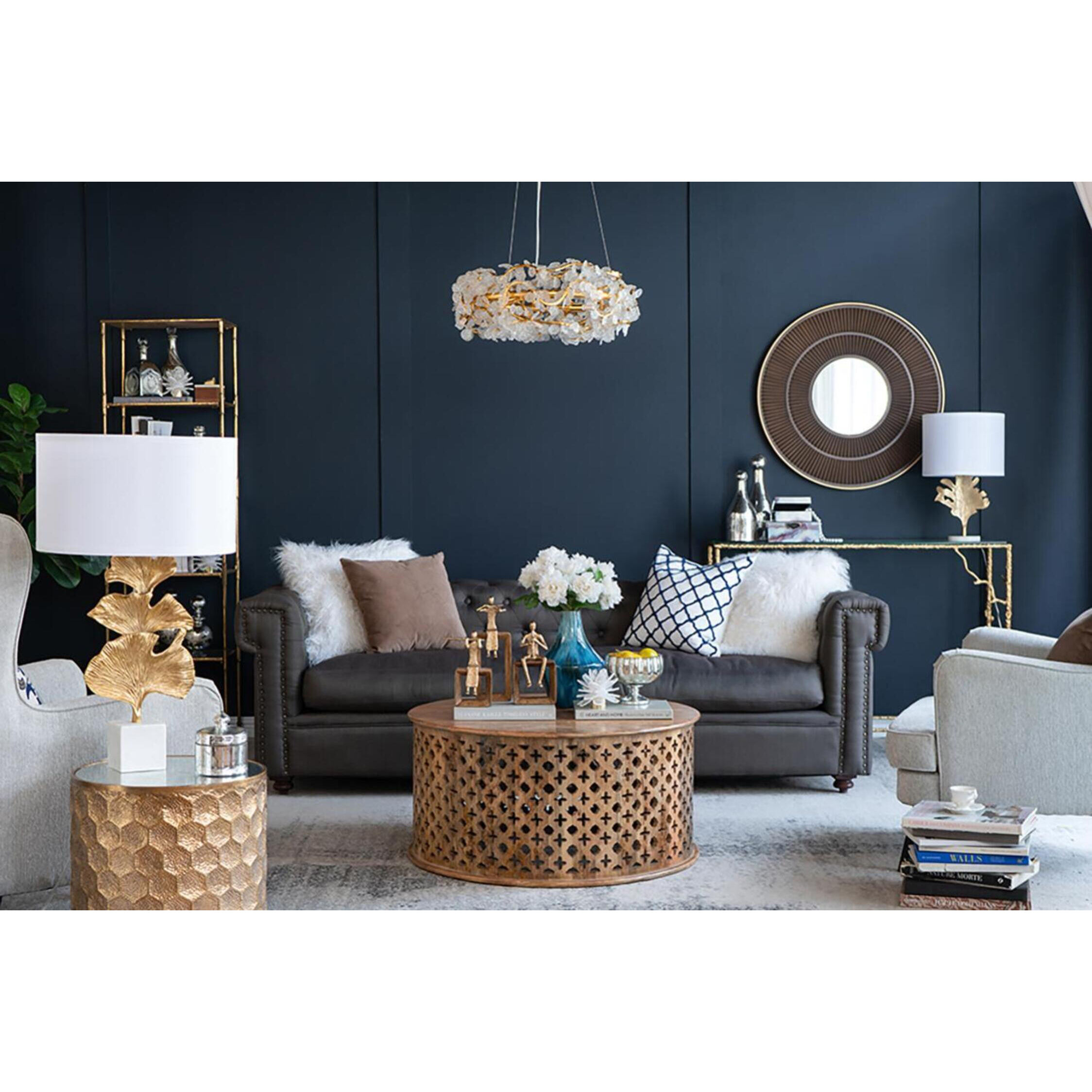 Musician Gold and Natural Figurine