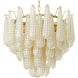 Chaves 9 Light 25 inch Champagne-Colored Glass Chandelier Ceiling Light, Small