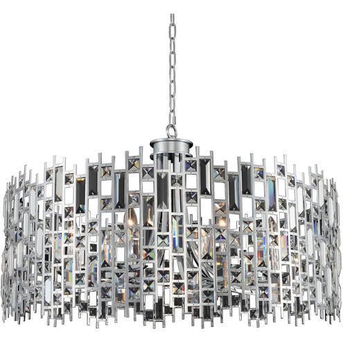 Fonseca 8 Light 34 inch Chrome Pendant Ceiling Light