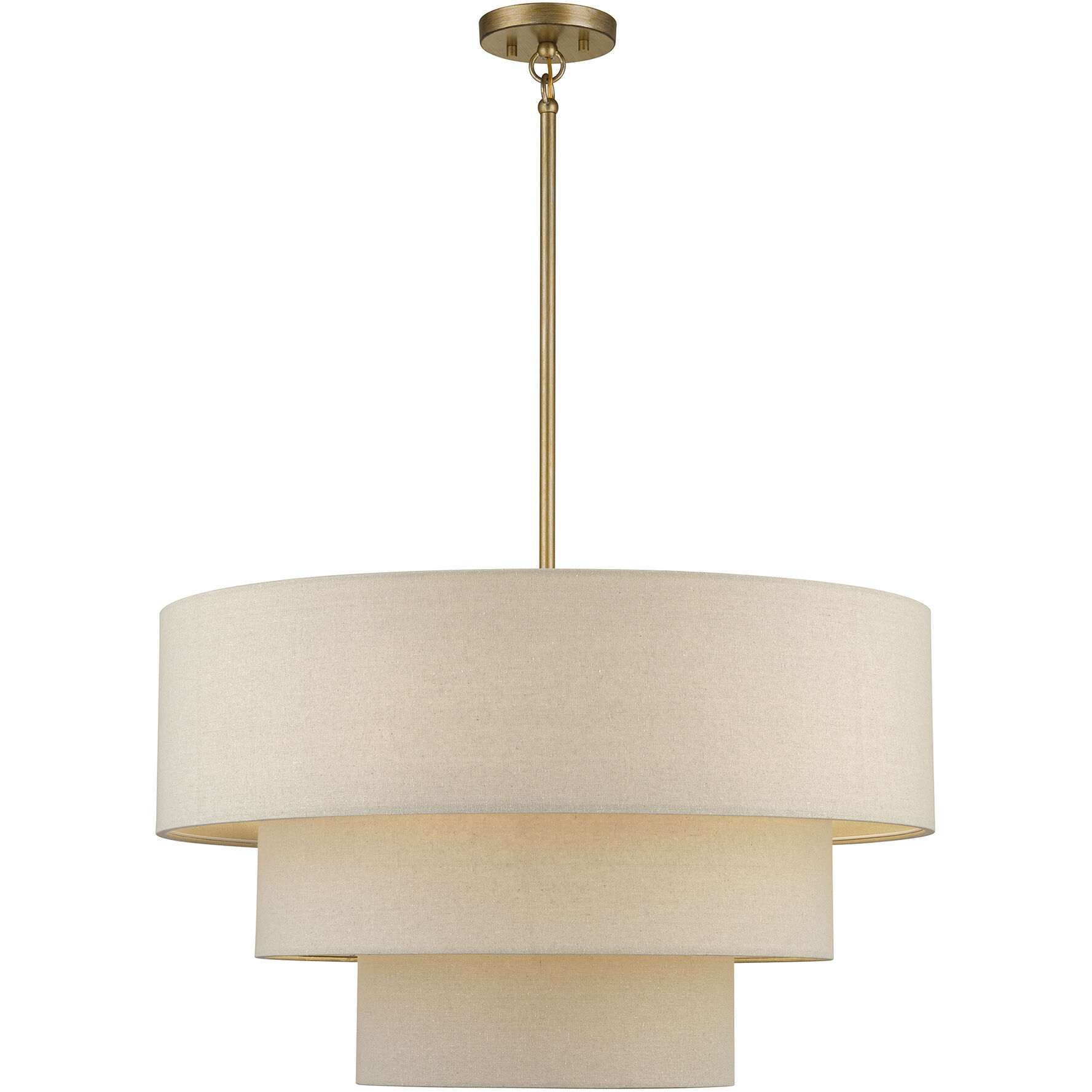 Bellingham 5 Light 28 inch Antique Gold Leaf Pendant Chandelier Ceiling Light, Medium