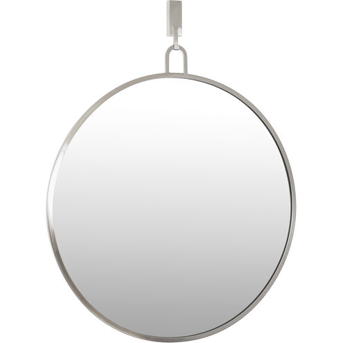 Stopwatch 32 X 30 inch Brushed Nickel Accent Mirror