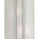 Zenith 2 Light 8 inch Brushed Nickel ADA Sconce Wall Light