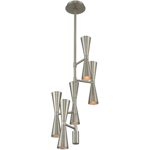 Milo LED 13 inch Satin Nickel Foyer Pendant Ceiling Light