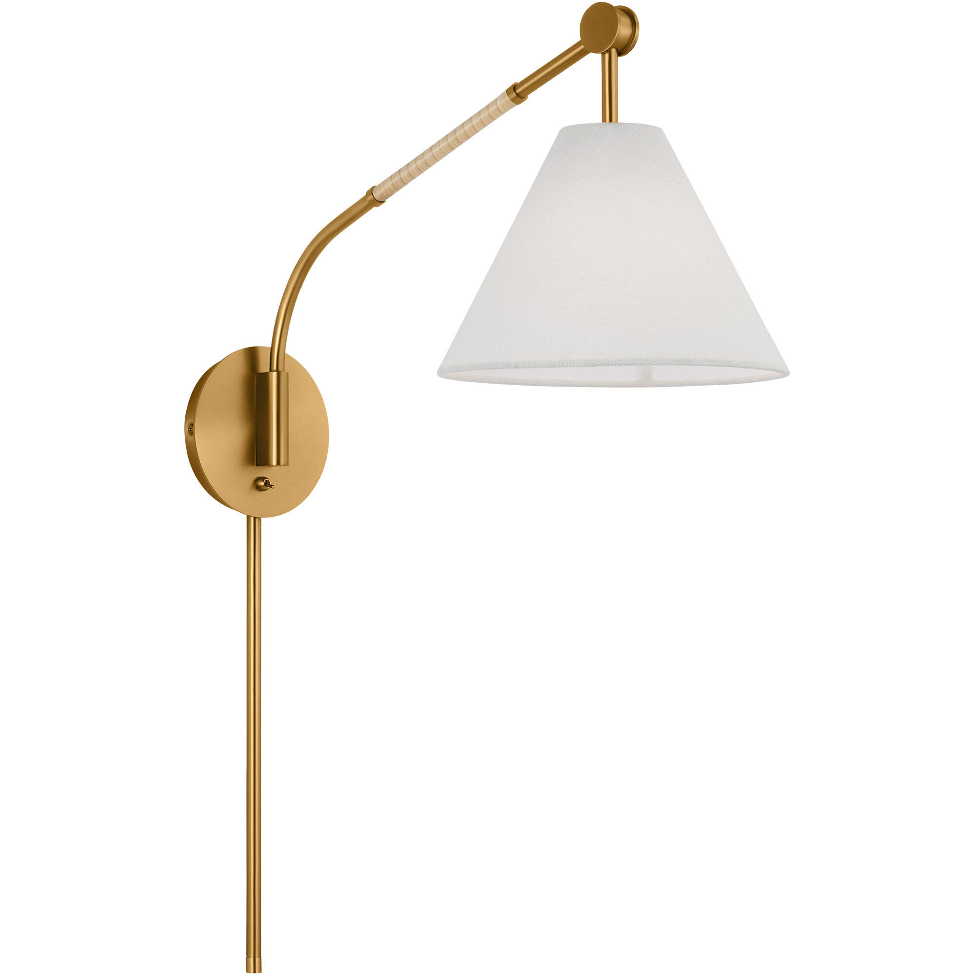 Welby Dimmable Bath Sconce Birch Lane Finish Burnished Brass