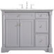 Clarence 42 X 22 X 35 inch Grey Vanity Sink Set