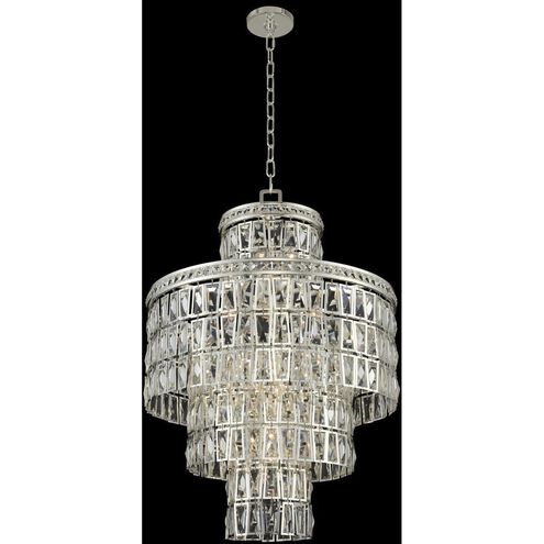 Kasturi 13 Light 24 inch Silver Pendant Ceiling Light