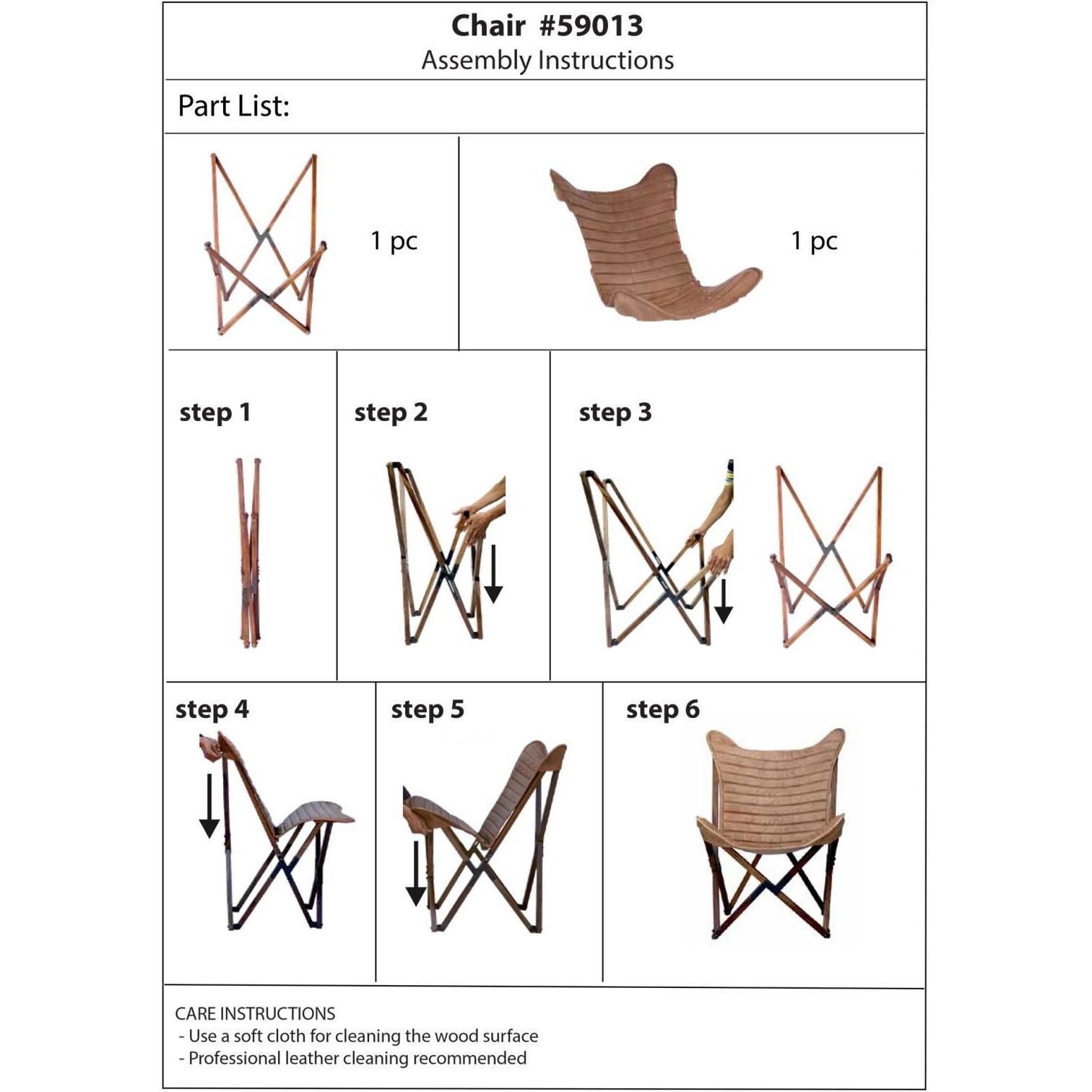 Carter Camel Sling Chair