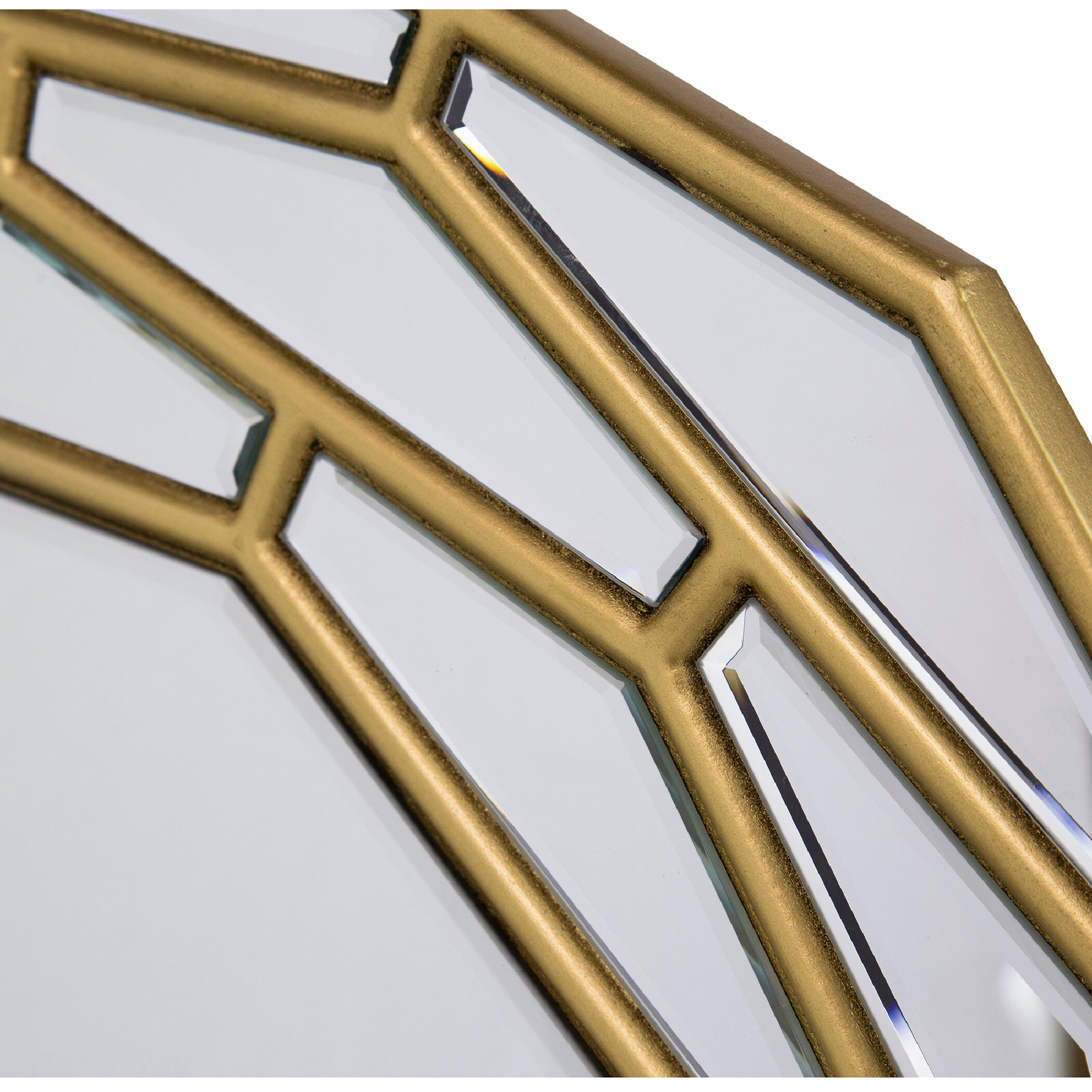 Anita 35.4 X 35.4 inch Gold Wall Mirror