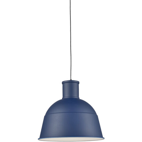 Irving 1 Light 13 inch Indigo Blue Pendant Ceiling Light