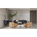 Luxe Black Corner Chair
