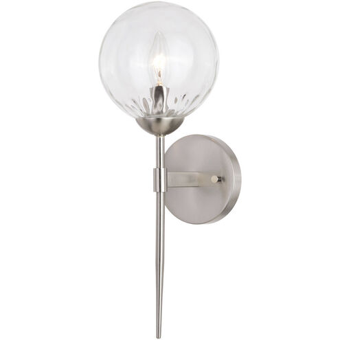 Olson 1 Light 6 inch Satin Nickel Wall Light