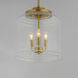 Acadia 3 Light 13.75 inch Natural Aged Brass Single Pendant Ceiling Light
