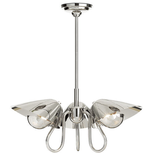 Keaton 3 Light 24.5 inch Polished Nickel Pendant Ceiling Light