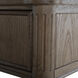 Andrea 33.25 X 28.25 inch Satin Oak and Antique Bronze Nightstand