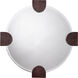 Quadrant 33.5 X 33.5 inch Grey Wall Mirror