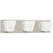 Streaming 3 Light 22 inch Brushed Nickel Vanity Light Wall Light